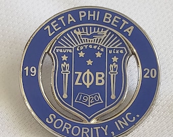 Zeta Phi Beta Sorority Lapel Pin