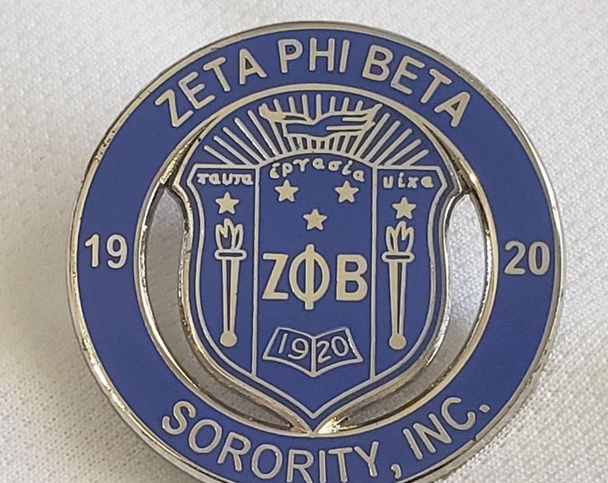 Zeta Phi Beta Sorority Lapel Pin - Etsy