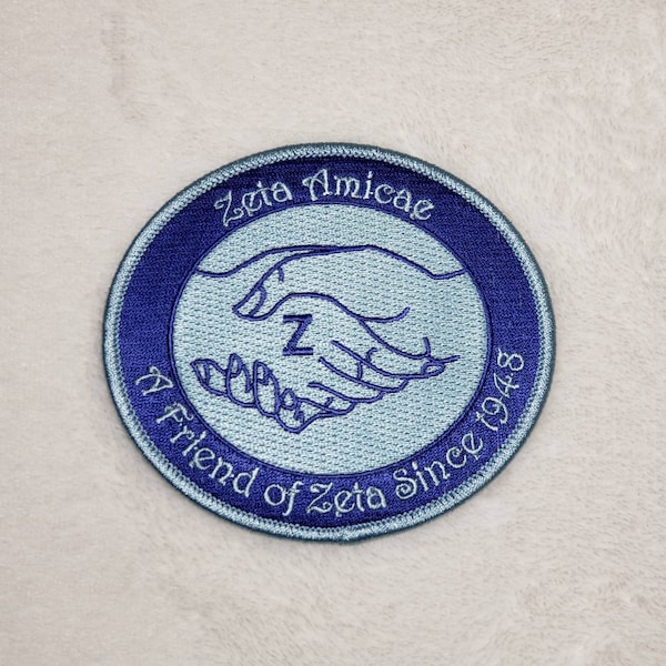 Zeta Amicae Seal Patch 4"