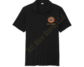 164th ADA Customized UV Micro-Mesh Polo