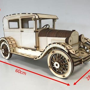 Ford A 1927 - Ford Mustang - Ford T – Laser Cut & Cnc Files, Miniature Designs for Router, Laser Cutting, 3D miniature