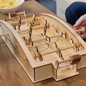 Soccer Football Game Table 3mm Plywood, laser cut, Laser cut 3mm wood soccer football game table, Files