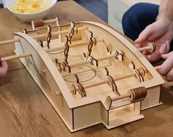 Soccer Football Game Table 3mm Plywood, laser cut, Laser cut 3mm wood soccer football game table, Files