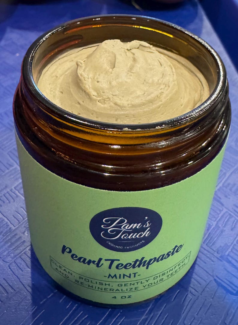 Pam's Touch Pearl Teethpaste (mint) - Etsy