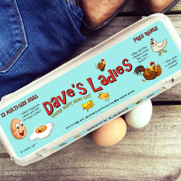 Egg Carton Labels - Etsy
