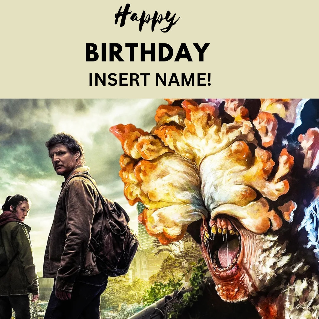 The Last of Us Birthday Card - Etsy