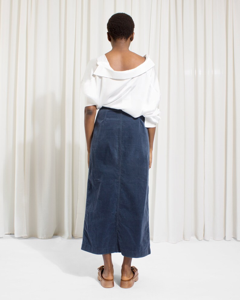 Calvin Klein Vintage Corduroy Maxi Skirt | Etsy