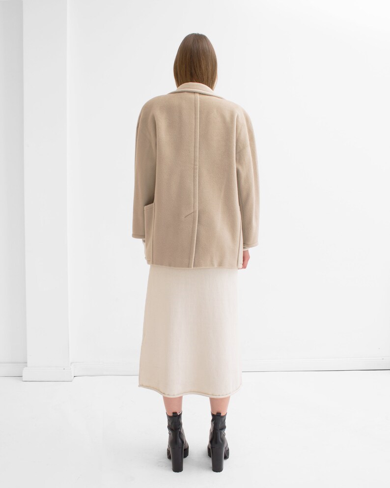 Max Mara Oversized Cashmere Mohair Blend Coat