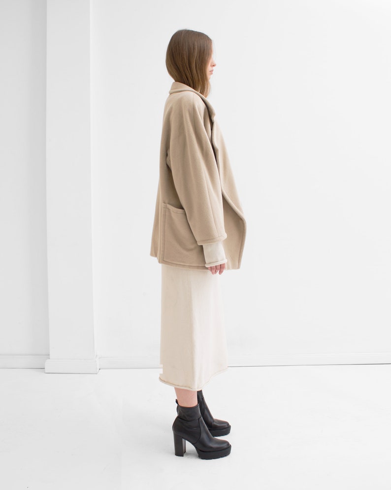 Max Mara Oversized Cashmere Mohair Blend Coat