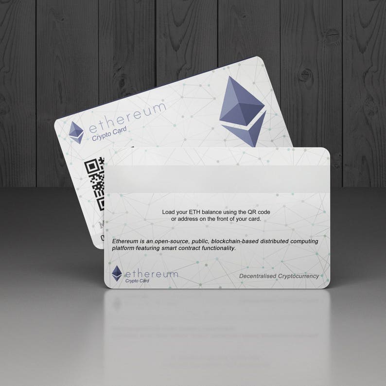 Crypto plastic card europe