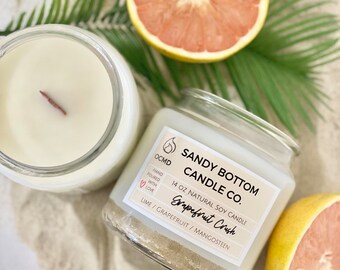 Grapefruit Crush 14 oz Soy Candle