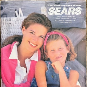 Vintage 1993 Sears Roebuck Catalog, UNOPENED Spring Summer Catalog Sealed with Paper Sleeve, Retro Fashion and Household Resourc