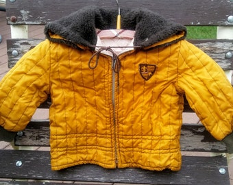 vintage toddler boys winter coat 60s jacket caramel brown size 2 little kids hooded jacket childrens coat fur hood unique - Christmas Story Bundled Up vintage toddler boys winter coat 60s jacket caramel brown size 2 little kids hooded jacket childrens coat fur hood unique - Christmas Story Bundled Up