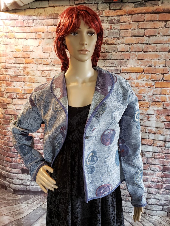 Vintage Tapestry Jacket Multi-Textured, Reversibl… - image 4