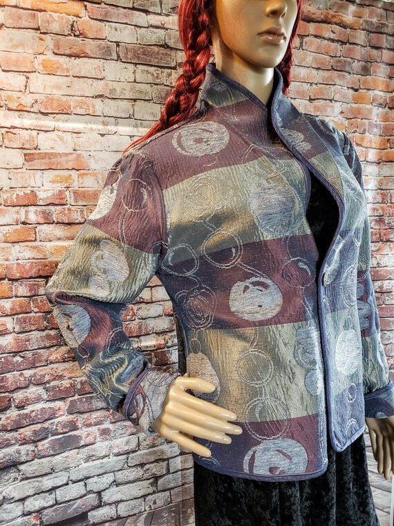 Vintage Tapestry Jacket Multi-Textured, Reversibl… - image 2