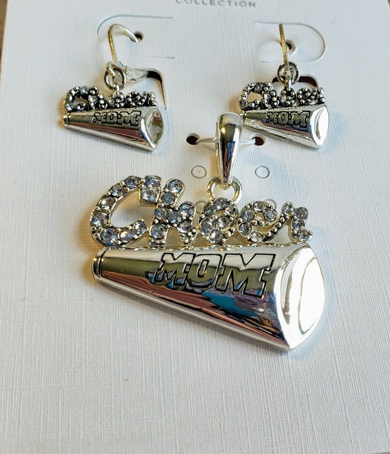 Cheerleader Megaphone Earrings Gem
