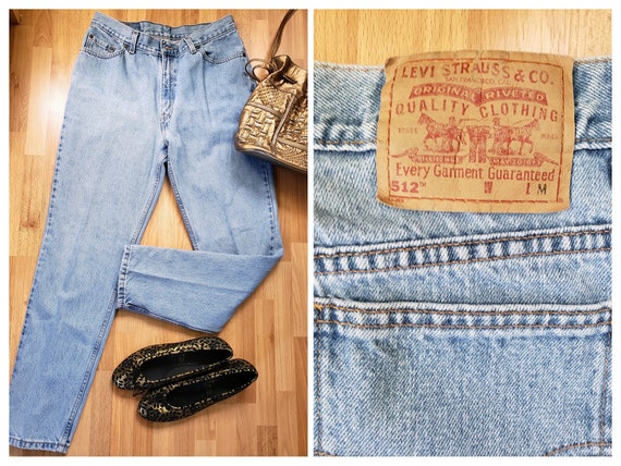 Vintage 512 Levis Jeans Slim Fit Tapered Leg Junior Size 15 - Etsy