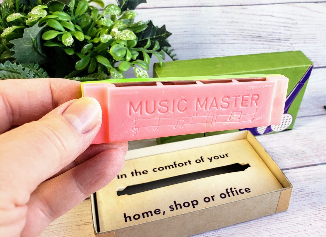 Vintage Gag Gift Golden's Magic Wand California Harmonica Etsy