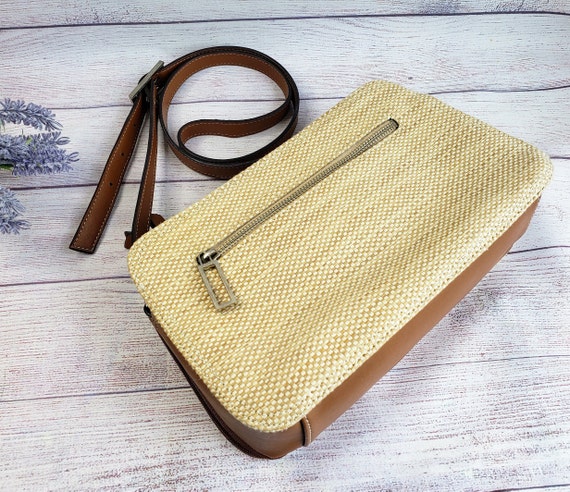 Liz claiborne straw purse best sale