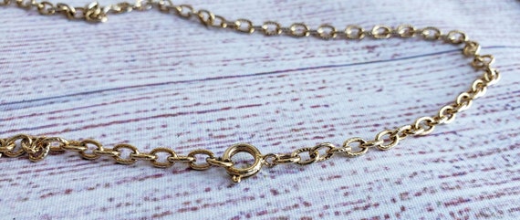 Vintage Mod Gold Tone Pendant Necklace Rocket Shi… - image 6