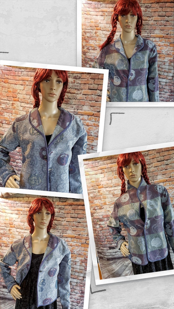 Vintage Tapestry Jacket Multi-Textured, Reversibl… - image 10