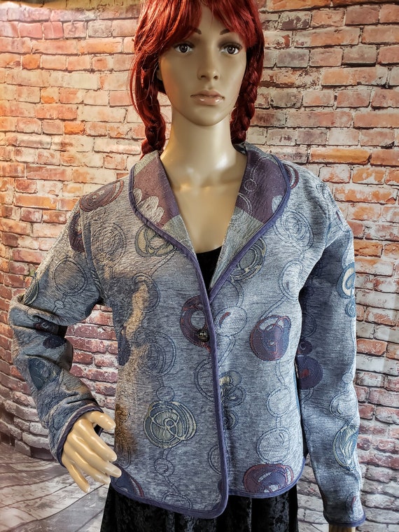 Vintage Tapestry Jacket Multi-Textured, Reversibl… - image 6