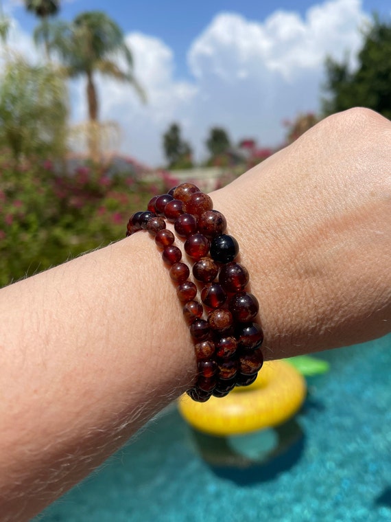Hessonite garnet bracelet best sale