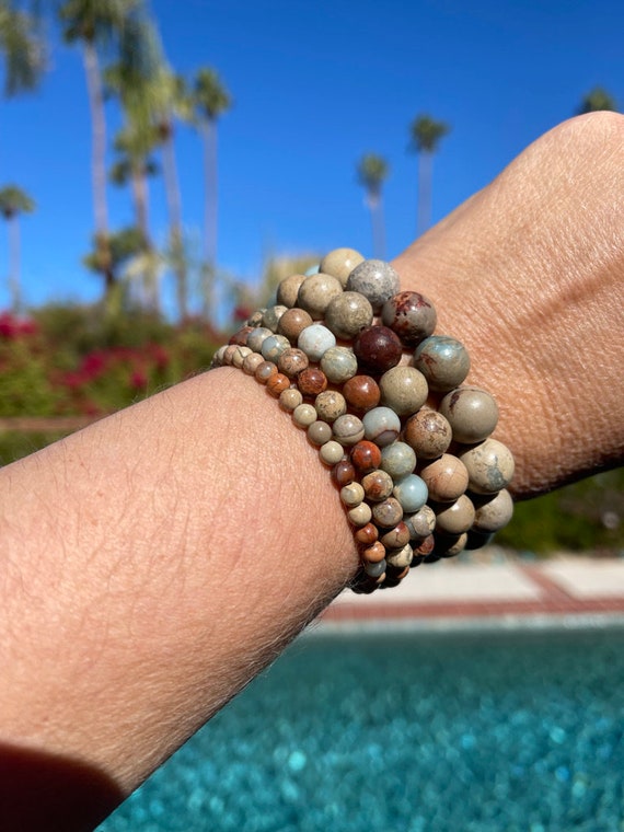 Ocean Jasper Beaded Bracelets Ocean Jasper Beaded Bracelets