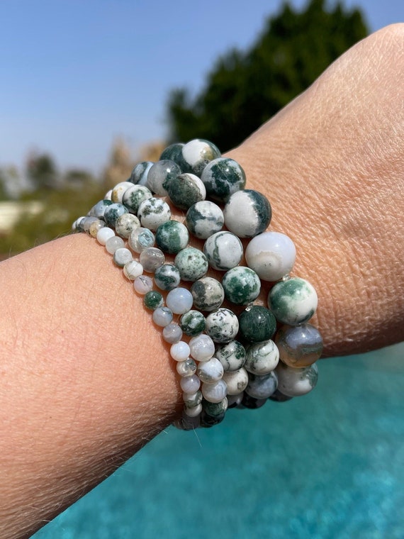 Tree Agate Bracelets – Essential Elements Wellness LLC