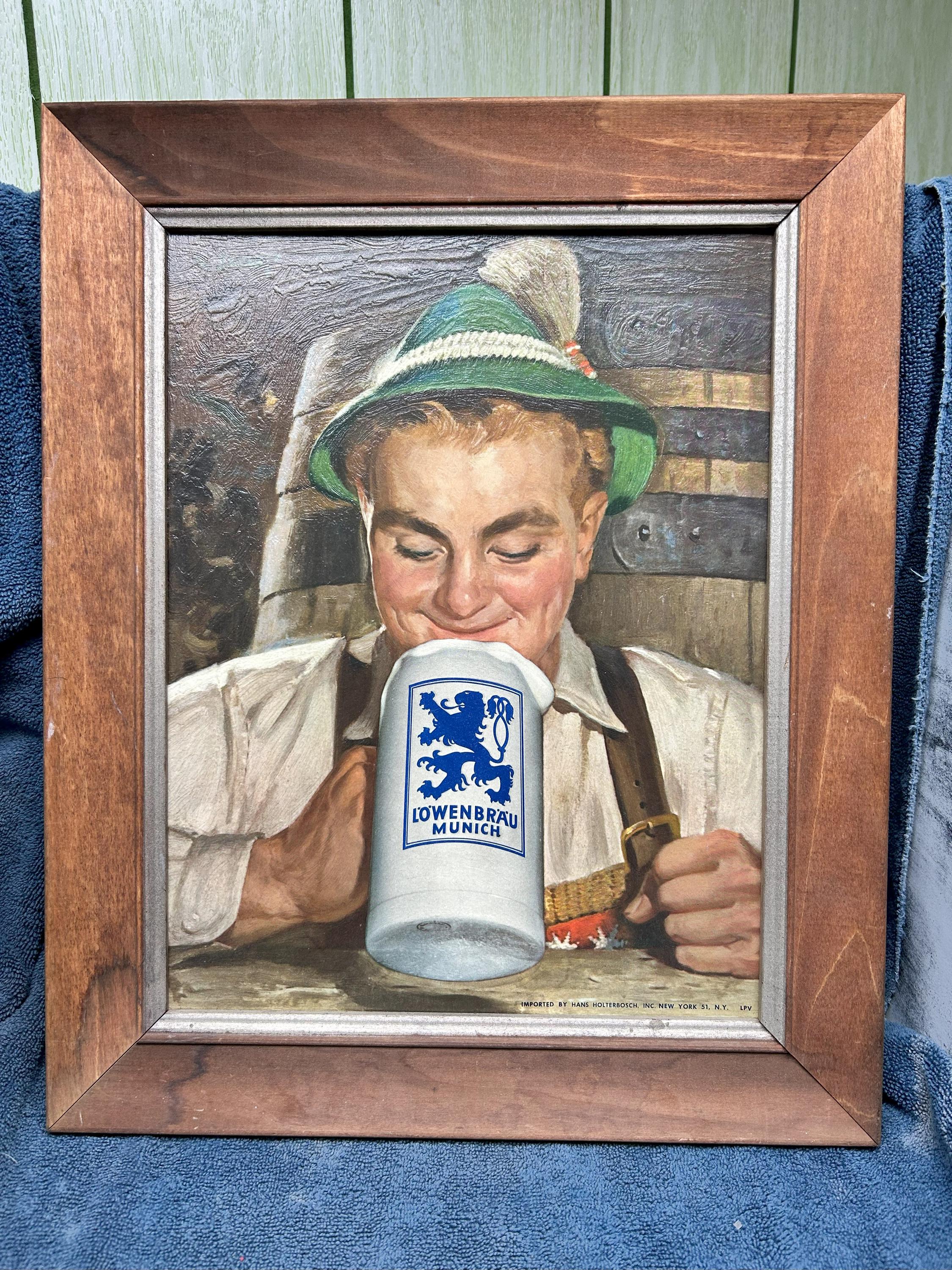 Lowenbrau beer sign - Etsy 日本