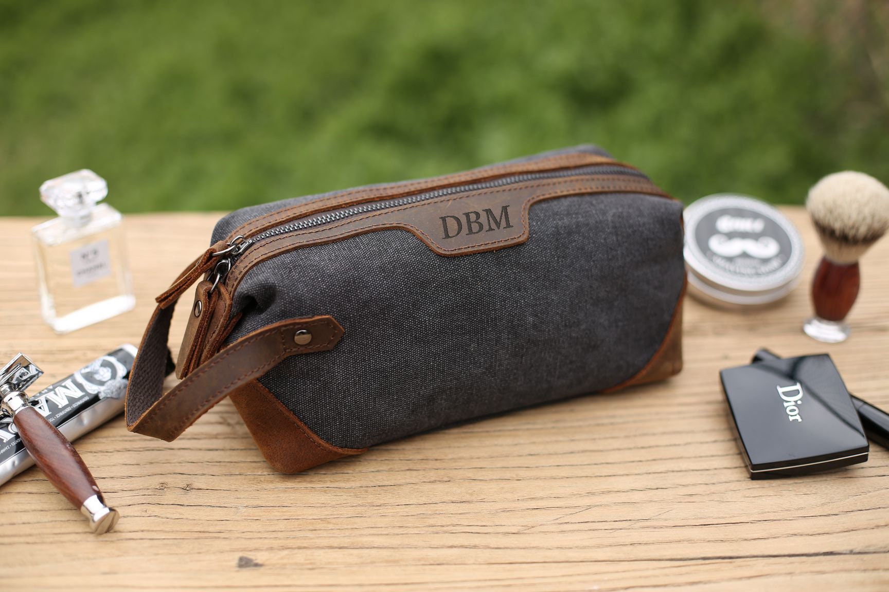 Groomsmen Gift Personalized Toiletry Bag With Monogram - Etsy