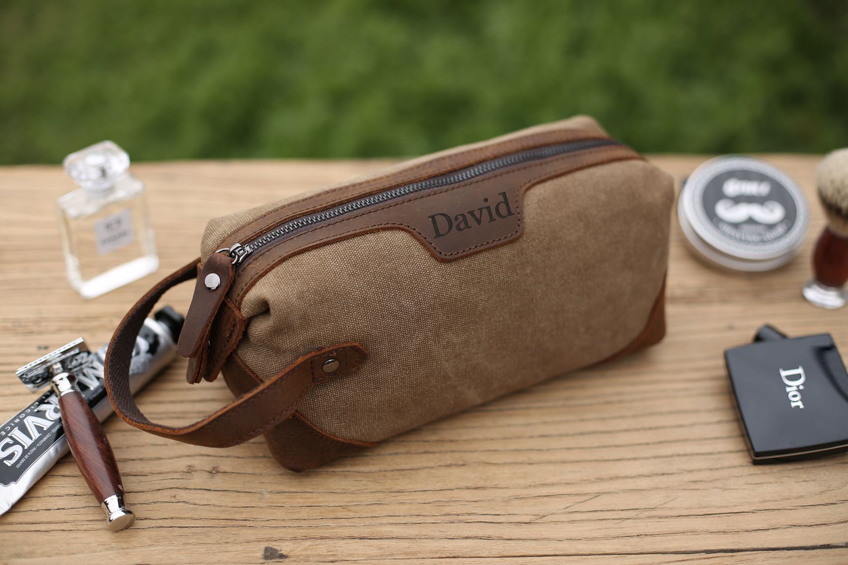 Groomsmen Gift Personalized Toiletry Bag With Monogram - Etsy