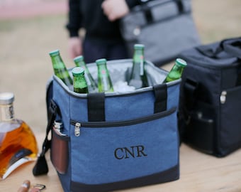 Personalized Insulated Beer Cooler Bag: Groomsmen Gift, Golf Outing