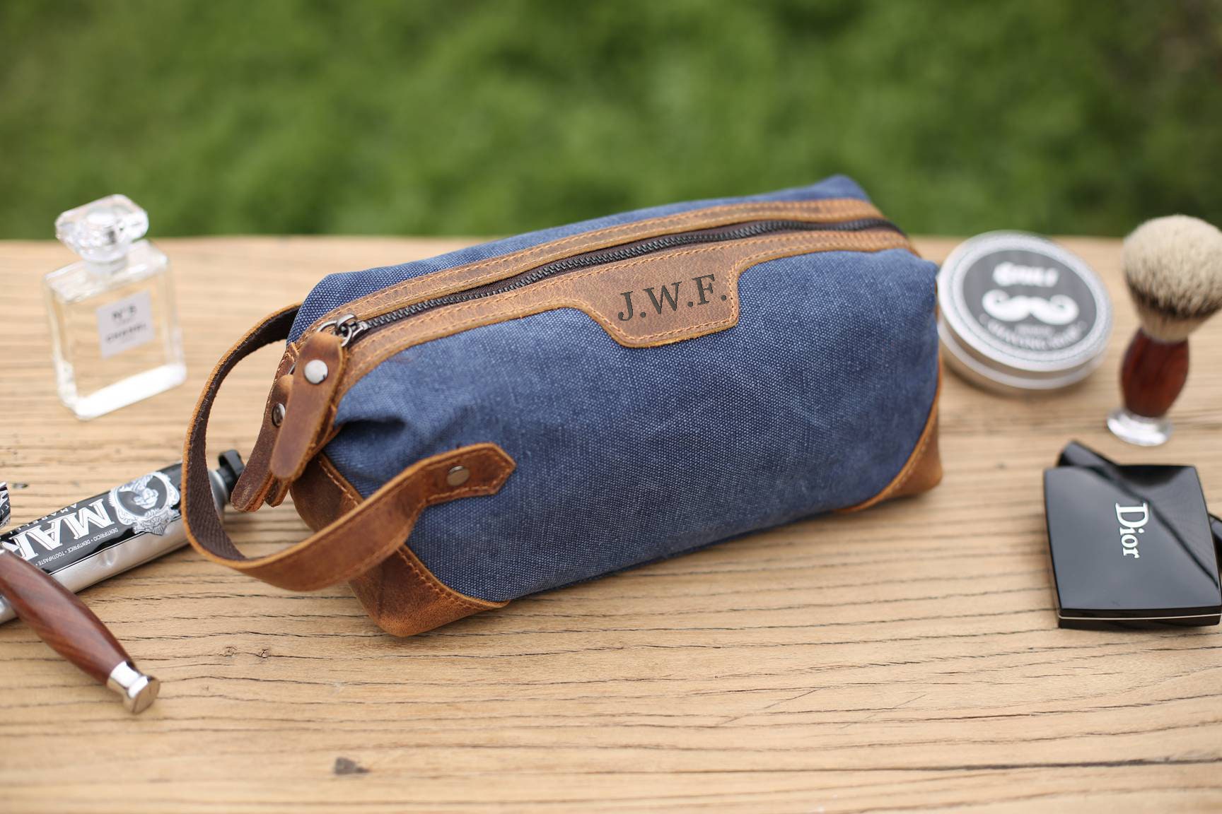 Groomsmen Gift Personalized Toiletry Bag With Monogram - Etsy