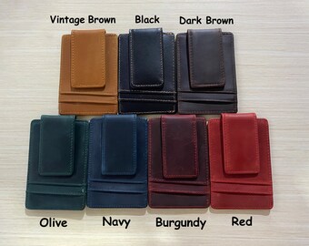 Groomsmen Money Clip, Personalized Leather Money Clip, Groomsmen Gift, Best Man Gift, Usher Gift, Boyfriend Gift, Dad Gift, Christmas Gift