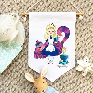 Alice in Wonderland pennant