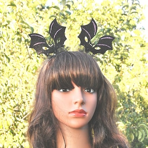 Halloween crown Bat headband Vampire headpiece