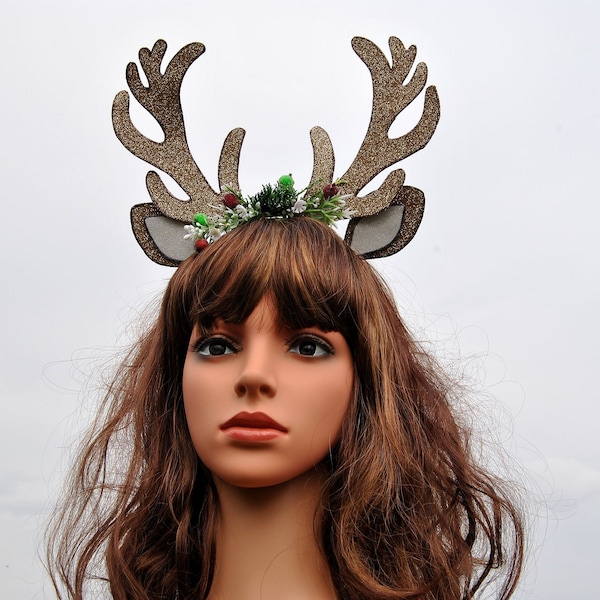 Deer Antler Headband Etsy