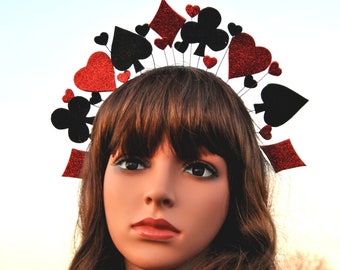 Queen Of Hearts Crown Etsy