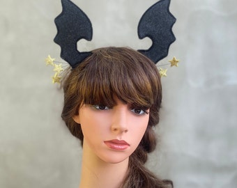 Bat wing hair clip Halloween hair clip Bat wings headpiece Halloween costume