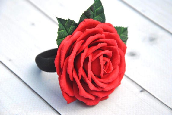 Spilla Fermacapelli A Fiore Rosa – Accessorio Matrimonio Per Damigella E Sposa