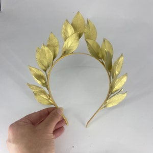 Gold Laurel Leaf Crown Greek Goddess Headpiece Gold Leaf - Etsy