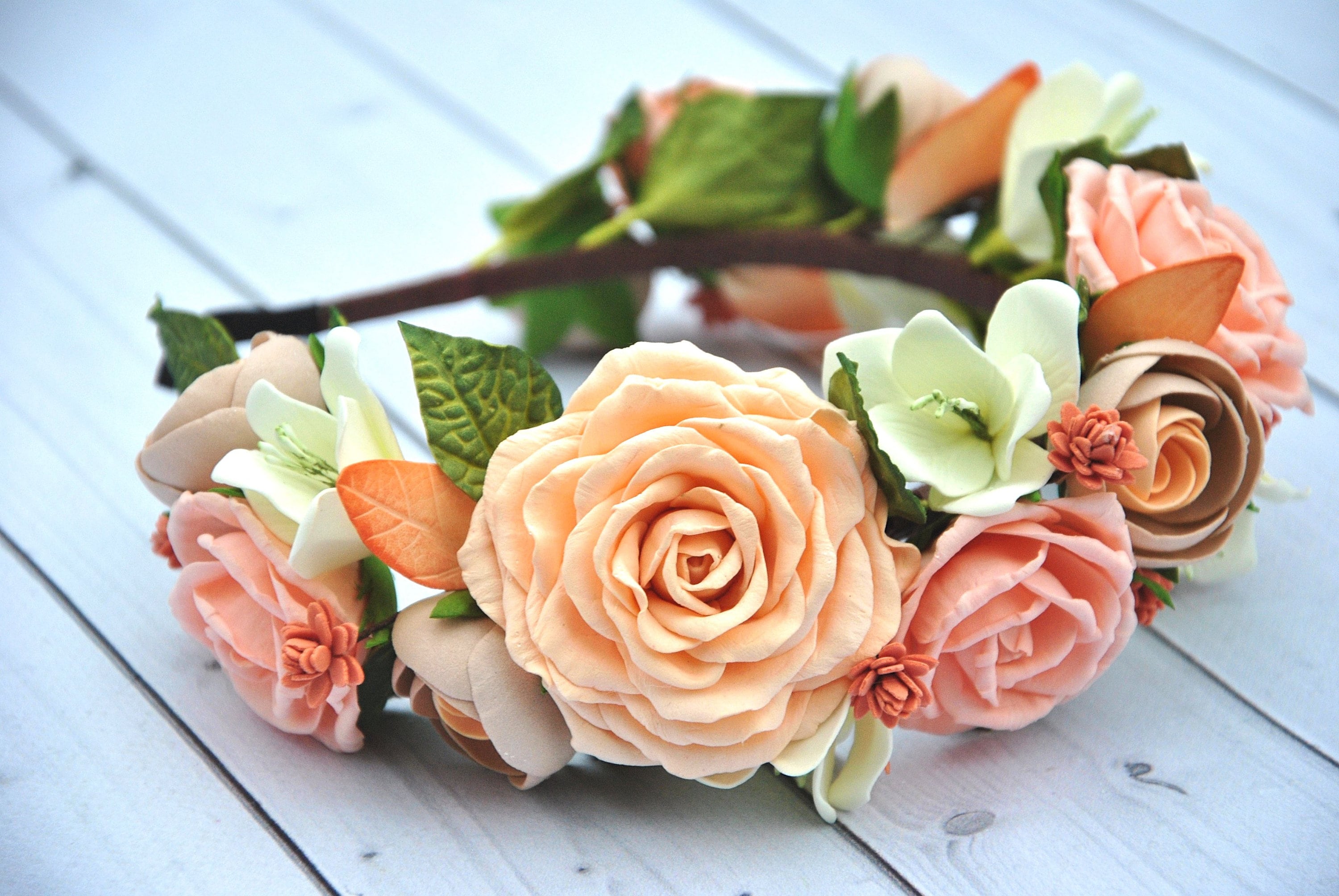 Nwt Champane Rose\'s Headband Knotted Headband - Roses – Rifle Paper Co main image 2