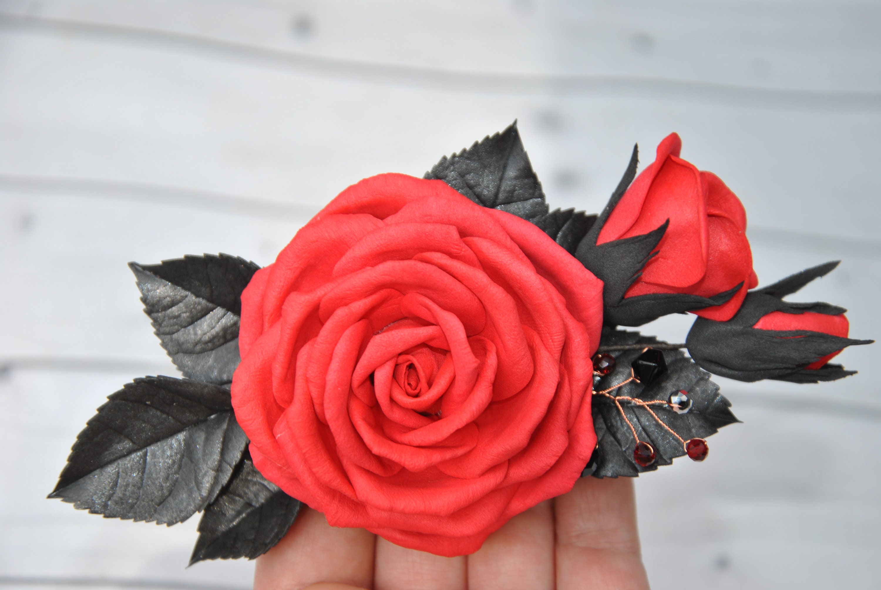Plumeria Blume Hawaii Haarnadeln, 10 Stück – EVA & Metall, Bunt, Für Frauen, Braut, Strand, Party