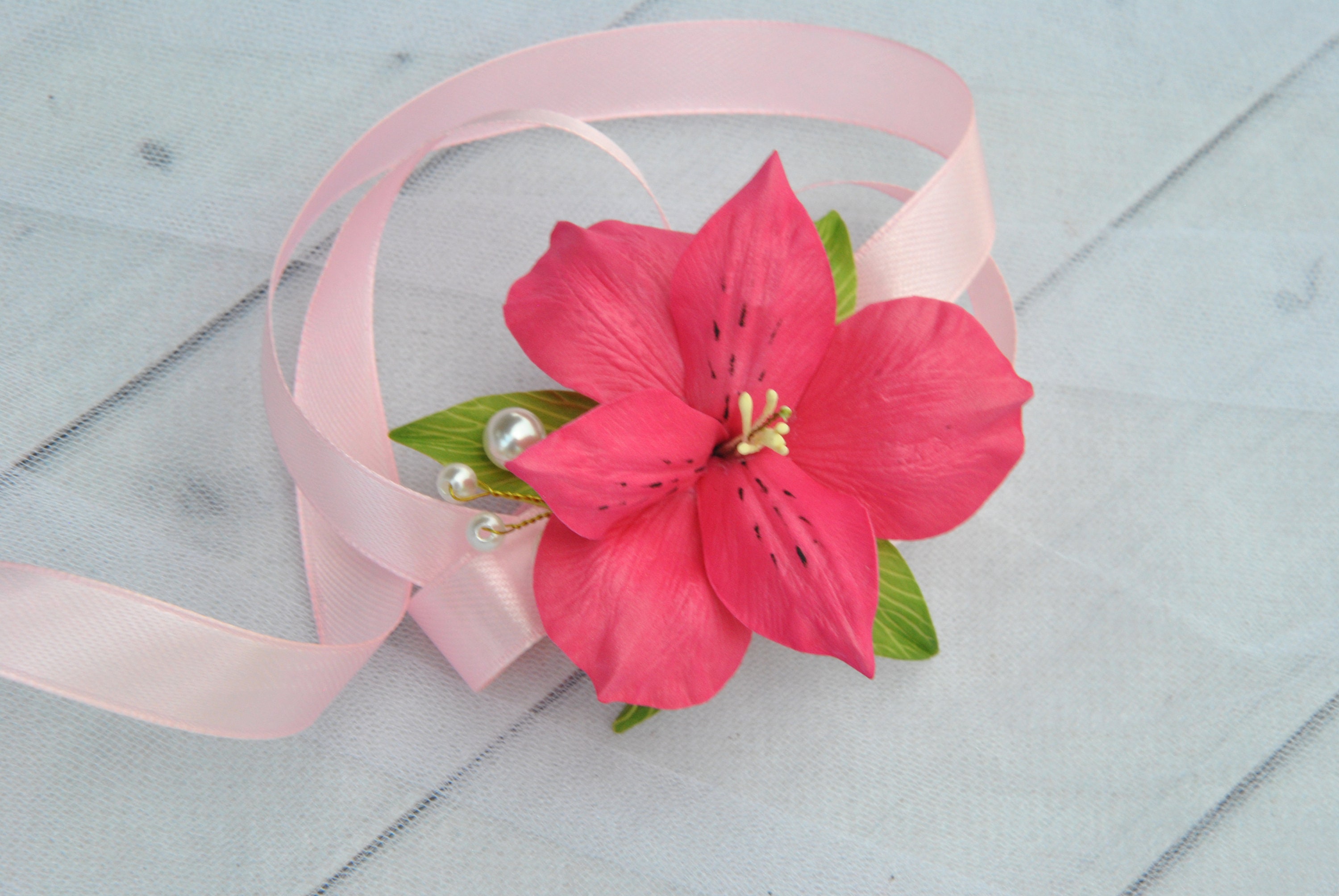 Merdia Haarspange Mit Rosenblüte – 10,9 Cm, Lachsfarben, Vielseitig Tragbare