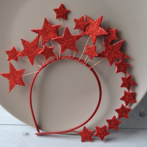 Star crown Christmas crown headband Valentine headband Star halo crown Celestial headpiece Holiday party stars crown tiara