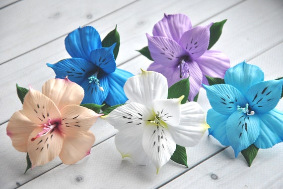 Lily flower outlet hair accessories