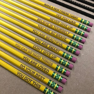 Happy Birthday, Motivational & Fun Pencils, 12 Dozen