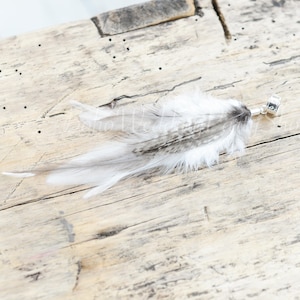 Small feather ear cuff, Feather Ear Wrap, Ear Cuff with Feathers, Long Feather Ear Cuff, Natural Feather Earring, Ear Wrap Cuff, Ear clip