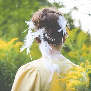 3 Stück Haarnadeln, Feder Kopfschmuck, Boho Kopfschmuck, Federschmuck, Feder Haarband, Festival Accessoires, Hochzeit Haarschmuck Federclip